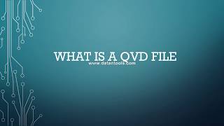 55 What is a QVD file [upl. by Ailongam]