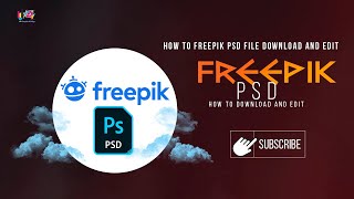 How to Freepik Psd file download and edit [upl. by Tamas]