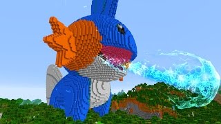 MINECRAFT VS POKEMON GO  GIGA MUDKIP vs REZENDEEVIL [upl. by Eveline]