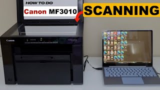 Canon Imageclass MF3010 Scan To Windows Save As PDF File [upl. by Avehstab]