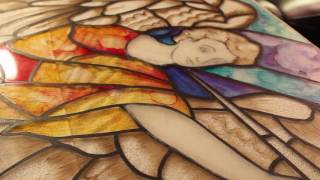 DIY Faux Stain Glass Window Part 3 [upl. by Nitsraek]