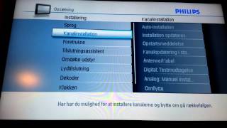 Opdatering af TVkanaler via kabelTV [upl. by Anoynek554]