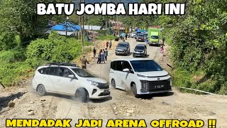 BATU JOMBA HARI INI  Jalan Rusak Parah  Mendadak Jadi Arena Offroad  02012024 [upl. by Nuahs]