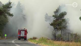 Grote brand De Hoge Veluwe [upl. by Hudnut]