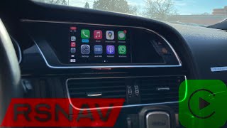 Audi Apple CarPlay Install B8B85 [upl. by Erickson643]