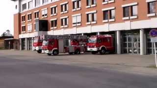 Einsatz Zimmerbrand Ständige Wache Bamberg HLFTLFDLK [upl. by Eldnar]