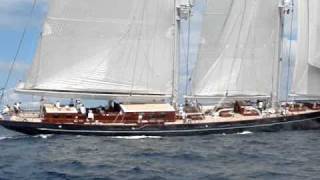 Sailing Yacht METEOR at the 2010 St Barths Bucket Regatta [upl. by Meter862]