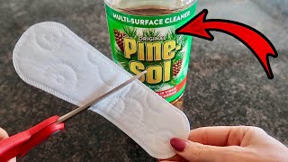 Put 1 Pine Sol on your Panty Liner 💥 Miracle amp Ingenious Trick WATCH THIS [upl. by Ttirrem]