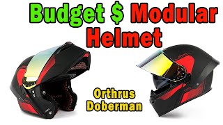 Budget Motorcycle Helmet Review  Orthrus Doberman [upl. by Asilim]