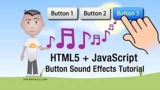 Button Sound Effects Tutorial Audible HTML5 JavaScript Menu Systems [upl. by Flynn523]