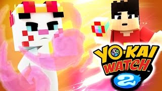 Minecraft YoKai Watch 2 ► KOMASHURA FIGHT 3 Minecraft Yokai Watch Roleplay [upl. by Ahsiemat192]