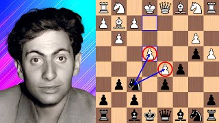 Mikhail Tal crushes with the Benoni in 23 moves [upl. by Alemahs329]