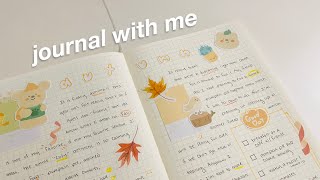 journal with me  cozy autumn thoughts 🍂 [upl. by Hsetirp]