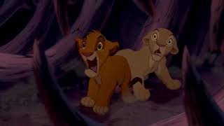 The Lion King 1994 Mufasa vs Hyenas scene HD [upl. by Iolande]