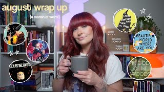 august reading wrap up 💖 do you like weird little books 🤭 [upl. by Ribaj]