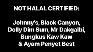 NOT HALAL CERTIFIED [upl. by Dowski825]