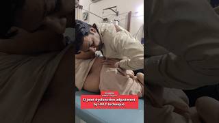 SI joint dysfunction adjustment by HVLT technique shorts drrajeshsharmapt [upl. by Towers]