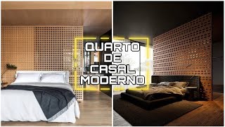 QUARTOS MODERNOS  INSPIRAÇÕES PARA DECORAÇÃO DE QUARTO DE CASAL  DICAS DECOR [upl. by Nelag]