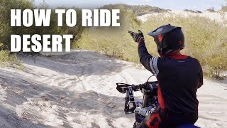 How to Race a Dirtbike in the Desert [upl. by Crispin]