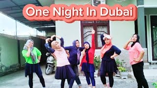 One Night In Dubai  Line Dance  Choreo By  Arefen Ben Djunaed INA  Demo By  Seroja LD [upl. by Gnas]