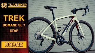 Trek DOMANE SL 7 Etap Gen 4 2023 Unbox  TUANBIKER [upl. by Gretel]