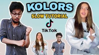 Kolors Tik Tok Dance Tutorial Monte Booker  Step By Step  For Beginners [upl. by Haraj499]