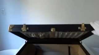 SOLD Goyard Paris Trunk Malle rare 1995 custom made  Black Leather collector item [upl. by Iv]