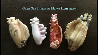 How To Make a Lampwork Glass Sea Shell Bead with Marcy Lamberson [upl. by Frey]