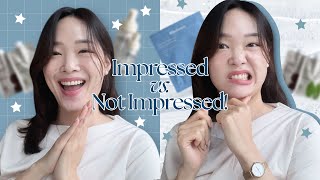 Skincare products I was impressed with vs NOT SO impressed with🤫🤫 amazon kbeauty [upl. by Shipley]