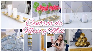 COMO HACER CENTROS DE MESA LINDOS FACILES Y ECONOMICOS [upl. by Doe374]