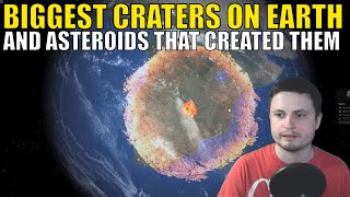 The Biggest Craters on Earth and Asteroids That Made Them [upl. by Anaz]