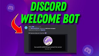 How To Add A Welcome Bot To Discord Server 2024 EASY METHOD [upl. by Senga]