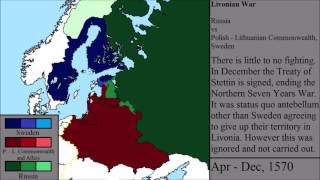 The Livonian War and Northern Seven Years War Every Month [upl. by Anhej]