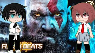 Personagens Aleatórios reagindo ao rap do Kratos Flashbeats [upl. by Eiramanitsirhc]