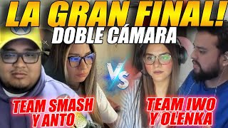 🔴DOBLE CÁMARA  LA GRAN FINAL🔴TEAM IWO Y OLENKA vs TEAM SMASH y ANTO  Game 3 retostreamers [upl. by Amargo]