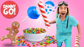 “Candy Cane Crush” 🍭💥 Christmas DrumAlong Dance  Danny Go Songs for Kids [upl. by Odanref]