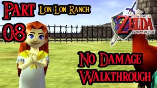 Zelda Ocarina of Time 100 Walkthrough Widescreen HD Part 8  Lon Lon Ranch  Eponas Song  Malon [upl. by Atteroc]