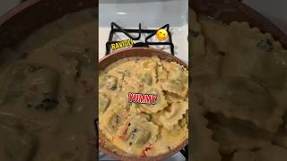 Ravioli in a Creamy Alfredo Sauce  Giovanni Rana  Italy’s Most Loved Pasta asmr pasta [upl. by Nnylecoj50]