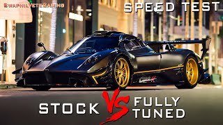 Bought Pagani Zonda R  Speed Test  Stock vs Fully Tuned [upl. by Hibbs]