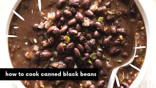 HOW TO MAKE REFRIED BEANS FROM A CAN  SUN VISTA [upl. by Innavoig806]