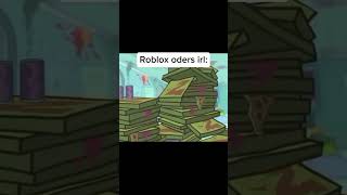 Roblox oders irl roblox gaming trending fyp [upl. by Muraida488]