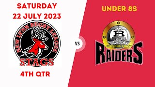 Under 8s New Lynn Stags vs Hibiscus Coast Raiders  4th Qtr 22 July 2023 [upl. by Mcgurn415]