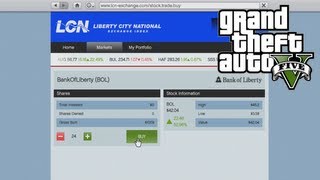 GTA 5  How To Buy amp Sell Stocks  Make Money FAST Stock Market Tutorial GTA V [upl. by Utica742]