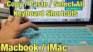 How to CopyPasteSelect All using Keyboard Shortcut on MacBook iMac Apple Computers [upl. by Dode]