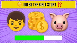 Guess the Bible Story  Kid Trivia  Bible Trivia for Kids  Emoji Trivia  Part Two [upl. by Uyr742]