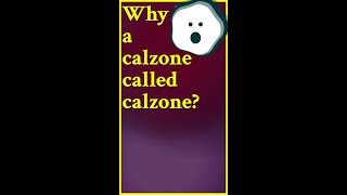 The origin of the term calzone meaning pizza calzone is not clear Actually calzone  shorts [upl. by Fiorenza96]