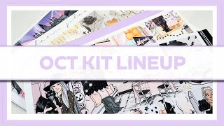 October Sticker Kit Lineup and Foil Pairings [upl. by Aivuy684]