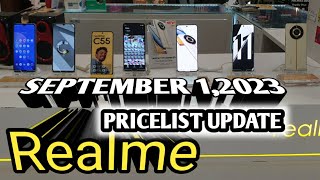 REALME PRICES UPDATE 2023 C30SC33SC53C55REALME 1010PRO10PRO5GREALME 11 PRO 5G11PRO5G [upl. by Olfe704]