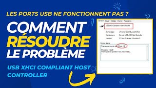 🔥5 MÉTHODES pour Réparer les Ports USB et Résoudre lErreur du Contrôleur USB xHCI sur Windows [upl. by Huskey]