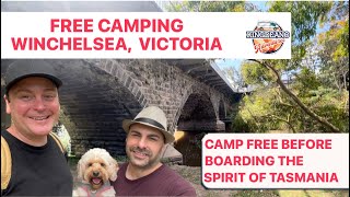 Free Camp Before Boarding The Spirit of Tasmania  Winchelsea  Caravanning Australia  Van Life [upl. by Ylrebmit]